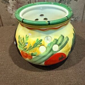 Colorful Ceramic Garlic Keeper
